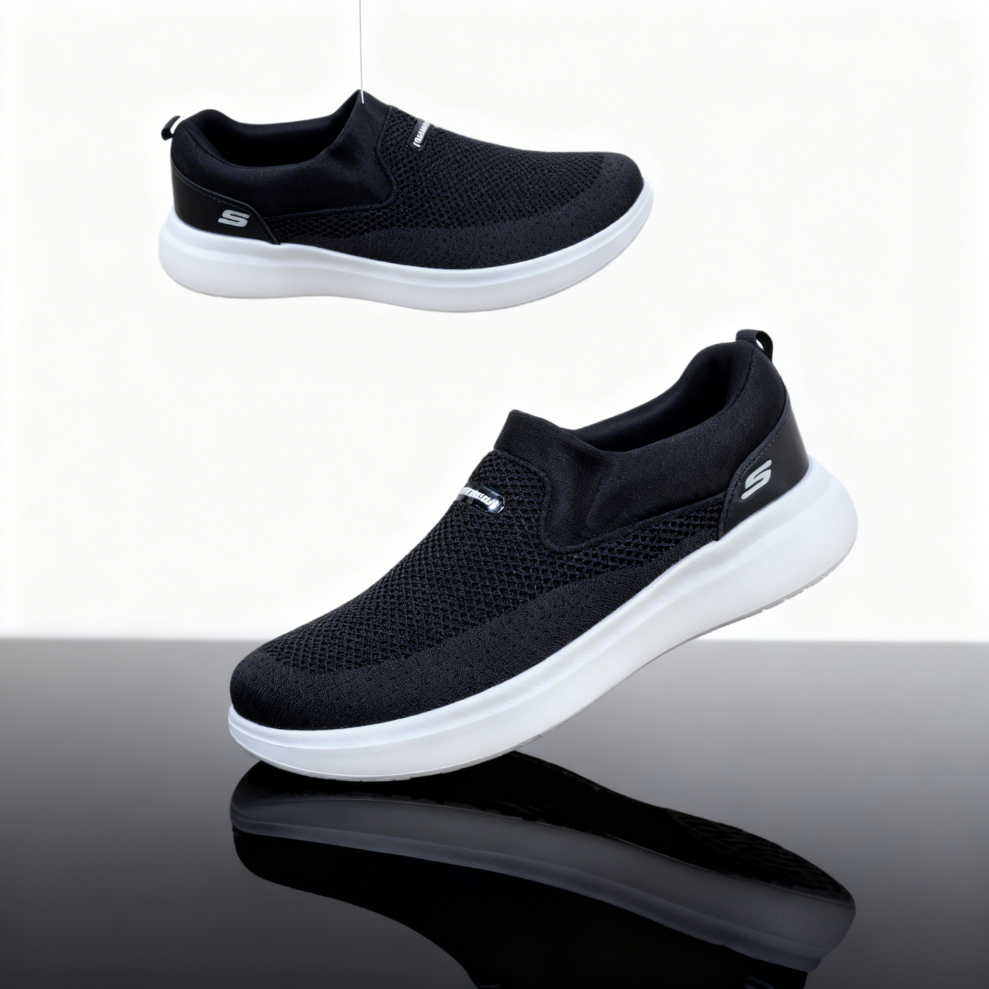 Skechers Men's -Ref 3283 BLACK WHITE